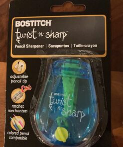 Bostitch Office Twist-n-Sharp Pencil Sharpener, for Kids & Colored Pencils, Assorted Colors (PS1-ADJ) 69 81qp8yW48bL