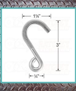 Rope Ratchet 10010 1/4 Inch 8 Feet Long Super Duty Adjustable Rope Clip Tie Down 150-lb Capacity (1 Ratchet Only) 8ft 13 81qpo4o1JL