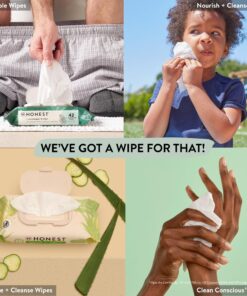 The Honest Company Clean Conscious Wipes | 99% Water, Compostable, Plant-Based, Baby Wipes | Hypoallergenic, EWG Verified | Pattern Play, 720 Count 72 Count (Pack of 10) 29 81qpyrjwYAL