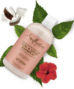 SheaMoisture Shampoo Curl and Shine for Curly Hair Coconut and Hibiscus Paraben Free Shampoo 13 oz 41 81qqNpT0TkL
