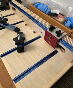 POWERTEC 71168 T-Track Hold Down Clamp for Woodworking, 5-1/2” L x 1-1/8” W, 2 Pack 5-1/2" Hold Down Clamp 31 81qqOU3K6xL