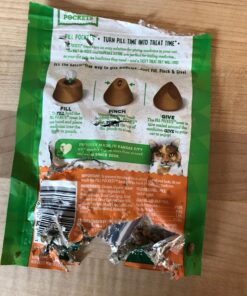 FELINE GREENIES PILL POCKETS for Cats Natural Soft Cat Treats, Chicken Flavor, 1.6 oz. Pack (45 Treats) 1.6 Ounce (Pack of 1) 49 81qqaD5qhYL