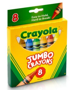 Alternative view of Crayola Jumbo Crayons, 8 Toddler Crayons, Assorted Colors