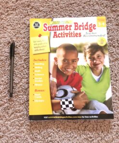 Summer Bridge Activities 3rd to 4th Grade Workbook, Math, Reading Comprehension, Writing, Science, Social Studies, Fitness Summer Learning Activities, 4th Grade Workbooks All Subjects With Flash Cards 16 81qr9b5l52L