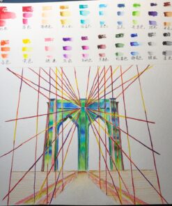 Akashiya CA200/20V Sai Watercolor Brush Pen - 20 Color Set (1, DESIGN 1) 77 81qraJXl2dL 1