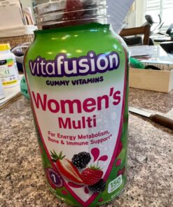 Vitafusion Womens Multivitamin Gummies, Berry Flavored Daily Vitamins for Women With Vitamins A, C, D, E, B-6 and B-12, America’s Number 1 Gummy Vitamin Brand, 75 Days Supply, 150 Count 38 81qrh5NcML