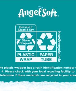 ANGEL SOFT Toilet Paper Bath Tissue, 48 Double Rolls, 260+ 2-Ply Sheets Per Roll 43 81qrujdA1NL