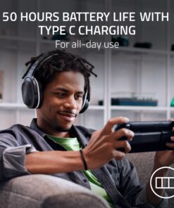 Razer Barracuda X Wireless Gaming & Mobile Headset (PC, Playstation, Switch, Android, iOS): 2.4GHz Wireless + Bluetooth - Lightweight - 40mm Drivers - Detachable Mic - 50 Hr Battery - Roblox Edition 15 81qrxZXYo6L