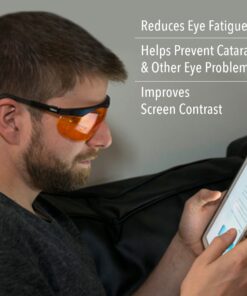 Honeywell Uvex Skyper Blue Light Blocking Computer Glasses with SCT-Orange Lens, (S1933X), S1933X-3 (3 Count) Skyper, 3-pack 15 81qt1myATQL