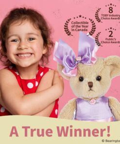 Bearington Tootsie Ballerina 15 Inch Teddy Bears for Girls - Ballerina Stuffed Animals - Dance Recital Gifts for Girls 15" Tootsie 17 81qtV10Se L