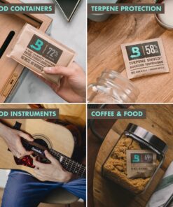 Boveda For Seasoning Two-Way Humdity Control Packs – 84% RH to Season a Wood Humidifier Box (Small- to Medium-Size, Up to 100-Count) – Size 60 – 4 Pack in a Resealable Bag 84% (Seasoning Wooden Containers) 20 81qtjkDYE7L 4