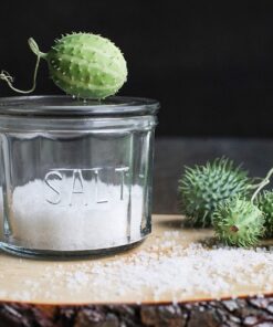 Alternative view of Round Pressed Glass Salt Cellar