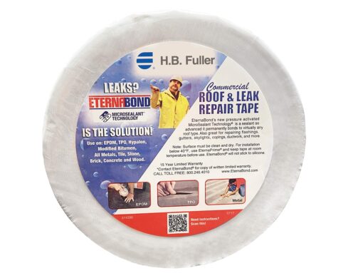 EternaBond RoofSeal White 1.5" x50' MicroSealant UV Stable RV Roof Seal Repair Tape | 35 mil Total Thickness - EB-RW014-50R - One-Step Durable, Waterproof and Airtight Sealant 1.5" x 50'