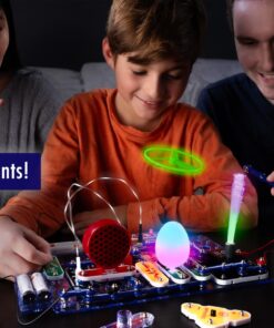 Snap Circuits LIGHT Electronics Exploration Kit | Over 175 Exciting STEM Projects | Full Color Project Manual | 55+ Snap Circuits Parts | STEM Educational Toys for Kids 8+,Multi Lights 11 81qwq1UzYAL