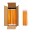 Amazon Basics Woodcased #2 Pencils, Pre-sharpened, HB Lead Bulk Box, 150 Count, Yellow 150 Count (Pack of 1) 40 81qxJ PgGLL
