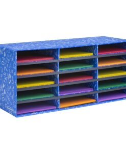 Bankers Box Classroom 15 Compartment Literature Organizer, Single (3384301),Blue 15 Slot 10 81qyacJM4LL