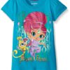 Shimmer and Shine Girls' Short Sleeve T-Shirt Toddler Girls 2T Green 20 81qzDkMIigL