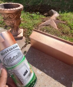 Rust-Oleum 1937830 Specialty Leafing Paint Metallic Spray, 11 Ounce (Pack of 1), Copper 61 81qzEYv5y0L