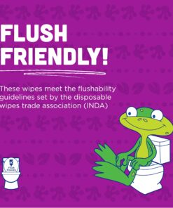 Kandoo Flushable Wipes for Baby and Kids by Kandoo, Unscented for Sensitive Skin, Hypoallergenic Potty Training Wet Cleansing Cloths, 50 Count, Pack of 12 9 81qzJDQsXDL