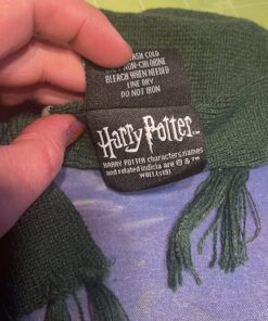 Harry Potter Slytherin Patch Knit Scarf, OSFM, Green 15 81qzrxZpOqL