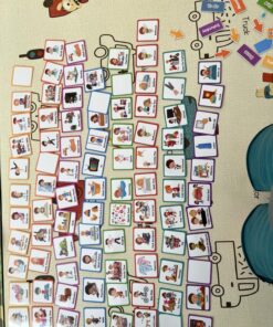 Godery Large Visual Schedule for Kids Chore Reward Chart,Bedtime Routine Chart for Toddlers,Double Side Schedule Board With 109 Cards for Home School Planner,Autism Learning Materials. 44 81r UHiSP3L