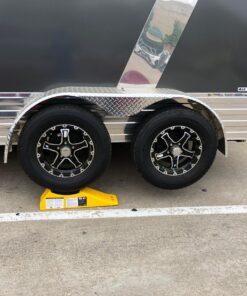 Trailer-Aid "Plus" Tandem Tire Changing Ramp, The Fast and Easy Way To Change A Trailer's Flat Tire, Holds up to 15,000 Pounds, 5.5 Inch Lift (Yellow) Standard Packaging 23 81r1685wSPL