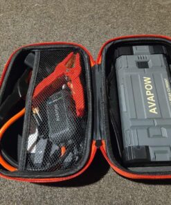 AVAPOW Car Jump Starter, 4000A Peak Battery Jump Starter (for All Gas or Up to 10L Diesel), Portable Battery Booster Power Pack, 12V Auto Jump Box with LED Light, USB Quick Charge 3.0 65 81r1jfFFIlL
