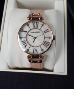 Anne Klein Women's 10/9918RGLP Rose Gold-Tone Watch with Leather Band 29 81r28zXcWkL