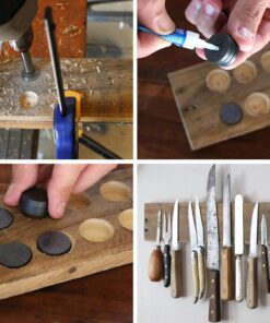 Creative Hobbies Ceramic Industrial Magnets - 1 Inch (25mm) Round Disc - Ferrite Magnets Bulk for Crafts, Science, Refrigerator or Whiteboard - 25 Piece Pack 17 81r2doSDclL