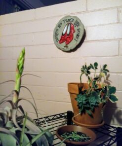 Spoontiques - Garden Décor - Ruby Slippers Stepping Stone - Decorative Stone for Garden 24 81r4LnvzjML