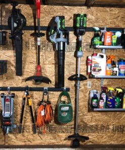 Rubbermaid FastTrack Garage Storage Utility Hooks, All in One Rail Hook Kit and Tool Organizer, 6 Piece, Heavy Duty for Wall/Shed/Garden Garden 23 81r4t6uORjL