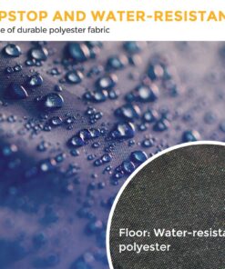 Pacific Pass 2/4/6 Person Family Dome Tent with Removable Rain Fly, Easy Setup for Camp Outdoor Navy Blue 4 Person 25 81r5M9BP36L