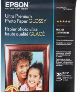 Alternative view of Epson Ultra Premium Photo Paper GLOSSY (5x7 Inches, 20 Sheets) (S041945) Value not found