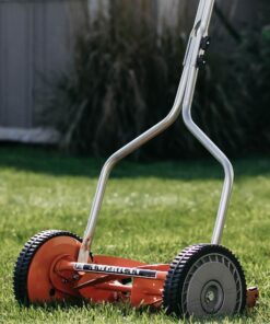 Alternative view of American Lawn Mower Company 1204-14 14-Inch 4-Blade Push Reel Lawn Mower, Red 14-Inch, 4-Blade