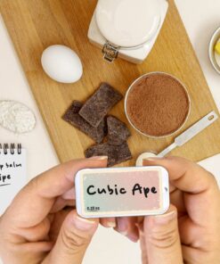 Cubic Ape Slide Top Tins for Lip Balm, Solid Cologne (0.25 oz, 32-Pack, w/Labels) - (Extra Small) Empty Metal Cosmetics Containers with Sliding Lids (Gloss White) Gloss White 10 81r6VEsen6L