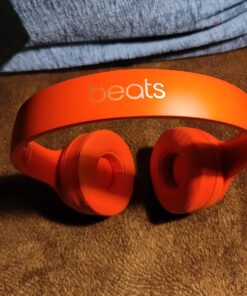 Beats Solo3 Wireless On-Ear Headphones - Apple W1 Headphone Chip, Class 1 Bluetooth, 40 Hours of Listening Time, Built-in Microphone - Red (Latest Model) Without AppleCare+ 33 81r6nVmzfjL