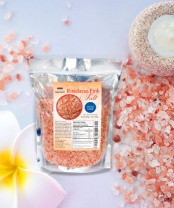 Premium Gourmet Pink Himalayan Salt, Coarse Grain 1 lb. 12 81r6niz5zFL