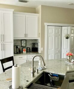 Cosmas 25 Pack 305-030SN Satin Nickel Cabinet Hardware Euro Style Bar Handle Pull - 3" Inch (76mm) Hole Centers, 5-3/8" Overall Length, 1/2" Inch Bar Diameter 33 81r8D2cDxUL