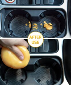 TICARVE Car Cleaning Gel Car Detailing Putty Car Cleaning Putty Gel Auto Detailing Tools Car Interior Cleaner Car Cleaning Kits Cleaning Slime Keyboard Cleaner Yellow 18 81r9gb9IUnL