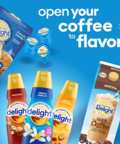 International Delight, French Vanilla, Single-Serve Coffee Creamers, 192 Count (Pack of 1), Shelf Stable Non-Dairy Flavored Coffee Creamer, Great for Home Use, Offices, Parties or Group Events 192 Count (Pack of 1) 24 81r9vTc2L