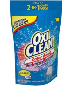 OxiClean Color Boost Color Brightener plus Stain Remover Power Paks, 18 Count 18 Count (Pack of 1) 16 81rAke0qZyL