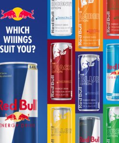 Red Bull Energy Drink, Tropical, Yellow Edition, 12 fl oz (24 Pack) 12 oz. can 19 81rBq1L46lL