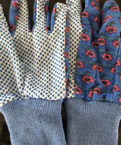 G & F 1852-3 Women Soft Jersey Garden Gloves, Women Work Gloves, 3-Pairs Green/Red/Blue per Pack 47 81rCG1vpxzL