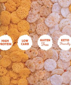 Whisps Cheese Crisps Parmesan & Cheddar Cheese | Healthy Snacks | Keto Snack, Gluten Free, High Protein, Low Carb (0.63Oz, 12 Packs) Parmesan, Cheddar 9 81rD5Wn9xLL