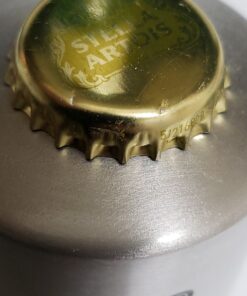 Pop-the-Top Beer Bottle Opener (Stainless): Automatic Bottle Cap Opener, Push Down Pop Off Bar Tool, Soda and Beer Cap Remover, Cool & Fun Gadget Stainless 28 81rDFY3KWPL