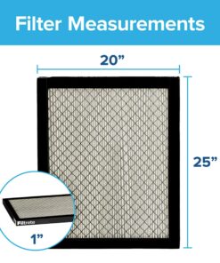Filtrete 20x25x1 Air Filter, MPR 2800, MERV 14, Healthy Living Ultrafine Particle Reduction 3-Month Pleated 1-Inch Air Filters, 2 Filters 12 81rEgWkKCUL