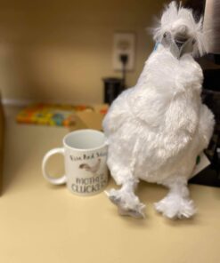 Adore 12" Standing Puffy The Silkie Chicken Plush Stuffed Animal Toy 22 81rF2xAl4UL