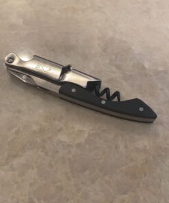 Pocket Prestige Waiters Corkscrew By Coutale Sommelier - Blackwood - French Patented Spring-Loaded Double Lever Wine Bottle Opener for Bartenders and Gifts - Sharp Micro-Serrated Knife 35 81rFcReYTNL