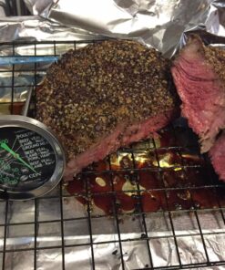 CDN ProAccurate Oven Thermometer, Pack of 1, Black Large Dial-GLOW Meat/Poultry 37 81rFtB54ErL 1