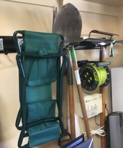 Ohuhu Garden Kneeler and Seat, Heavy Duty Garden Stool with EVA Foam Kneeling Pad, Foldable Gardening Bench with 2 Tool Pouches, 2-in-1 Portable Gardening Supplies, Idea Gifts for Women Men Seniors 57 81rG3YN8 dL